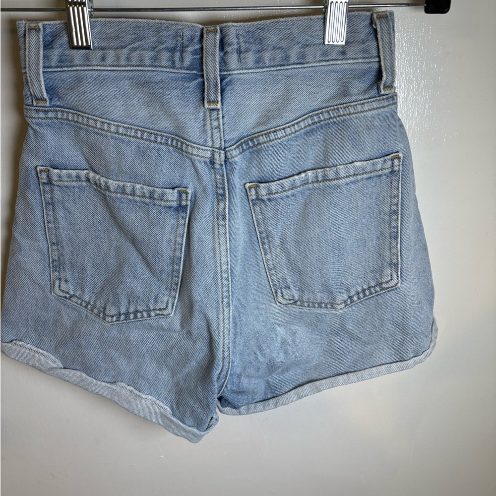Agolde Dee Jean Shorts with Rolled Hem - Picture 2 of 4